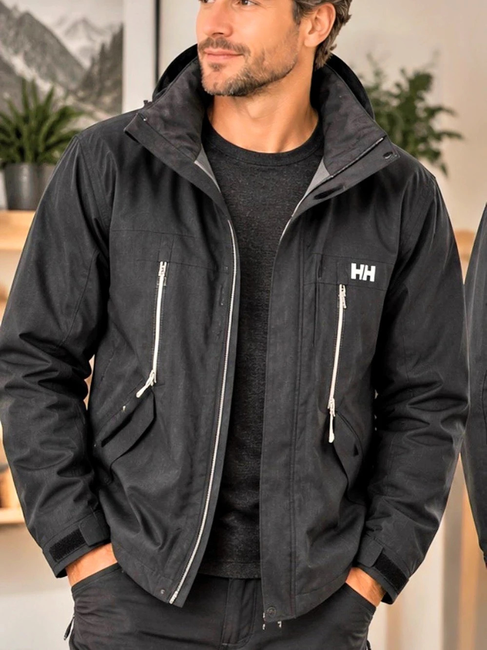 Helly Hansen Men's Performance Jacket Black XL Like New